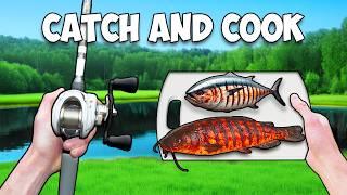 Freshwater vs Saltwater Catch and Cook Challenge