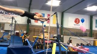 Uneven Bars routine, adult gymnastics, gymnastics for all, 29yr old gymnast