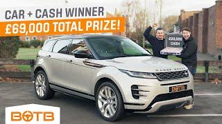 He won AGAIN?! Darren Godson BOTB Midweek Car Winner – New Range Rover Evoque + £20,000!