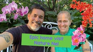 Epic home visit @naturenel ‘s orchid garden oasis