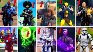 Evolution of All Bosses! - Fortnite Chapter 1 to Chapter 4!