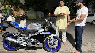 Taking Delivery of 1 More motorcycle | Yamaha R15M With All Accessories ️ | VLOG 77