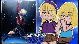 The Loud House React To Lincoln as Michael Kaiser - Gacha React | / |