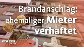 Brandanschlag mit vier Toten in Solingen: Verdächtiger gefasst  | WDR aktuell