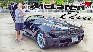 MY MCLAREN ELVA DRIVE! Roofless $2M Hypercar Meets MIAMI RAINSTORMS