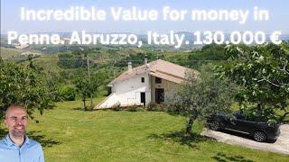 Exceptional Value for Money for This House in Penne Abruzzo Italy | Virtual Property Tour
