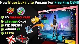 New Blupapa Lite Best Emulator For Free Fire Low End PC - 2GB Ram Without GPU and No VT