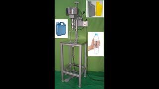 Oil bottle cap sealing machine | Lubricant oil sealing machine | Oil sealing machine