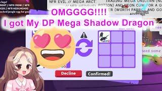 OMG!!! I got my Mega Shadow Dragon in Adopt Me Trades. (Roblox)