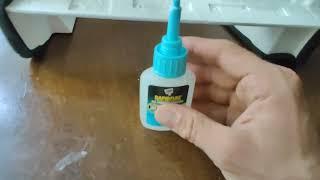 Styrofoam (polystyrene) repair with DAP Rapid Fuse all purpose adhesive Super Glue alternative