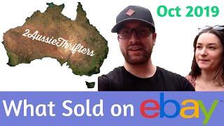 What Sold On eBay Australia in October - Reselling in Australia with 2AussieThrifters