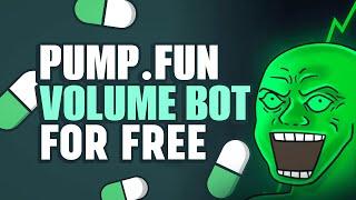 Pump Fun Volume Bot For Free / Pump your memecoins on Solana with Volume Bot / Solana Volume Bot