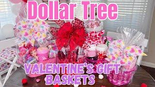 Dollar Tree Valentine's Gift Baskets | Budget Friendly