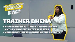 Discovering Mental Health, NLP, and Empowerment with Dhena | Malaysia HR Forum