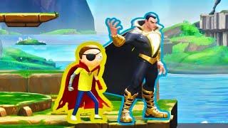 MultiVersus - Evil Morty and Black Adam Unique Interactions HD