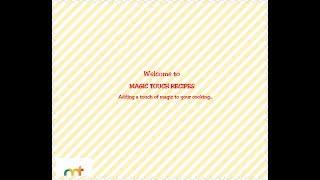 Magic Touch Recipes Live Stream