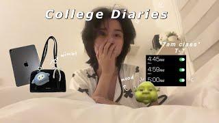 College Diaries ft. Back to School, Waking up at 5AM, WIMB, 7am Class, 3rd yr college, and etc.