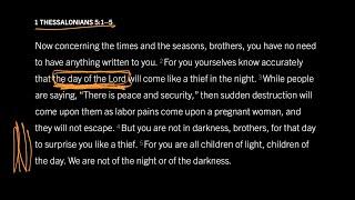 What Is ‘the Day of the Lord’? 1 Thessalonians 5:1–5, Part 2