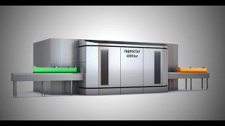 Пищевой гидростат. Обработка продуктов питания высоким давлением. High pressure food processing.