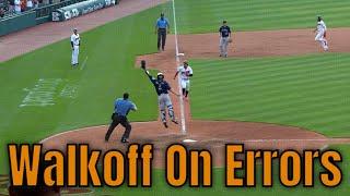 MLB Walkoff On Errors