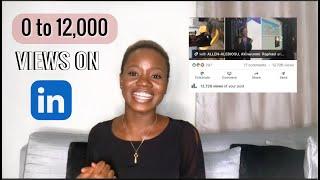 How i got 12,000 views on my first LinkedIn Post | My KPMG Nigeria internship experience (BIG4)