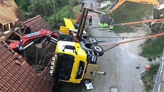 25 Dangerous Excavator, Crane & Truck Operator Fails | Trucks Fails, Excavator & Cranes Disaster