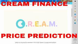 Cream Finance Price Prediction Cream Token Coin Burn Cream Defi Binance Chain CreamY Next YFI