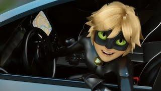 chat noir flirting with his lady for almost 2 minuts straight