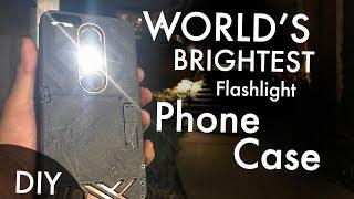 How to Make Most Powerful Flashlight Phone case With Additional Power bank Feature