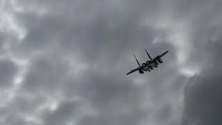 Amazing F-15E quick climb from RAF Lakenheath!