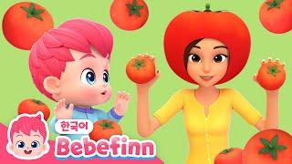 135화 | 나는야 토마토 | 새빨간 토마토 | 베베핀 음식 동요 | 토마토 먹기 싫어요! | 어린이 생활습관 동요 | 베베핀 Bebefinn - 키즈 인기 동요・동화