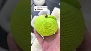 crochet apple taba squishy#yoyosquishy #tabasquishy #fypusa #adhdtoys #adhd