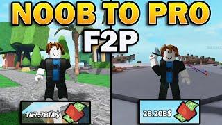 F2P Noob To Pro Part 6 in Go Fishing LVL 810 to 1470