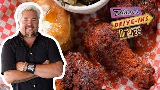 Guy Fieri Eats Some HOT Chicken  | Diners, Drive-Ins and Dives | Food Network