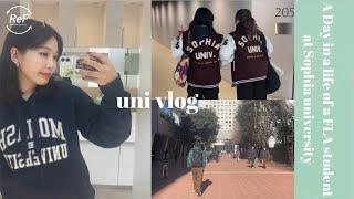 【大学vlog】a day in a life of a FLA student｜上智FLA生の1日 #sophiauniversity #student#上智大学