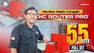 Mesin Ukir Kayu Full Power !! Review Mesin CNC Router Pro Inseco 55 Juta