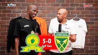 Compliment to Manqoba Mngqithi | Mamelodi Sundowns 5-0 Golden Arrows | Junior Khanye & Tso Vilakazi