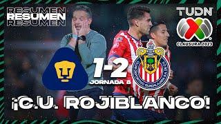 Resumen y goles | Pumas 1-2 Chivas | CL2023-Liga Mx J7 | TUDN