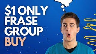 Frase Group Buy | Unlimited Access | Very Cheap Prices | Frase ai at Cheap 2025