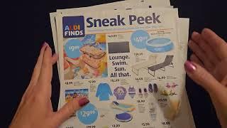 ASMR | Aldi Sales Circulars Show & Tell 5-11-2025 (Whisper)