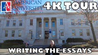 American University Tour [4K] + Admissions Tips #americanuniversity #collegetour #collegeadmissions