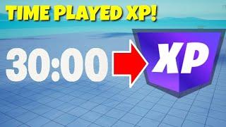 How To Make TIME PLAYED XP In Fortnite Creative (Tutorial) SUPER EASY!!!