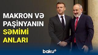 Paşinyanın Fransaya səfəri | Makron Nikolu belə qarşıladı