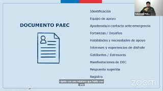 Webinar Ley 21.545 - Planes de acompañamiento emocional y conductual al estudiantado autista