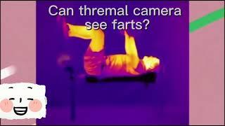 Can thermal camera see farts? Xinfrared thermal imaging, night vision camera.