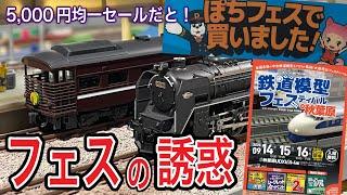 大当たり!?ホビーランドぽちチャンネルのYouTube登録者5,000人突破記念で、9月開催ぽちフェス秋葉原に突如出現した5,000円均一セールの鉄道模型が凄すぎた！？