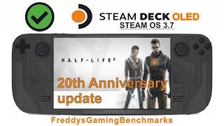 Half Life 2 (20th Anniversary update) on Steam Deck OLED with Steam OS 3.7