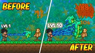 Terraria, But Damaging Enemies UPGRADE My Melee Weapons...