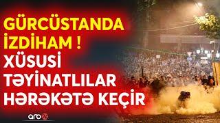 Gürcüstanda növbəti XAOS -Tbilisidə SAAKAŞVİLİ şüarları səslənir - Rəngli İnqilab ssenarisi...