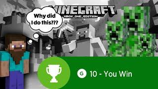 Getting Every Single Achievement in Minecraft Xbox One Edition